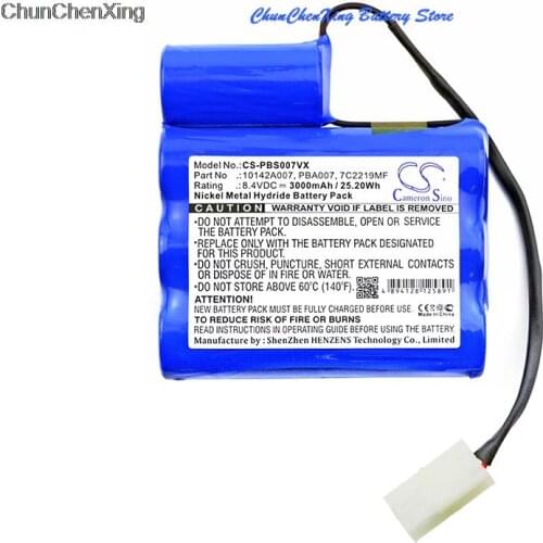 Cameron Sino 3000mAh Battery for MTC 3937 MEGATECH, 10142A007, 7C2219MF, PBA007 For Pool Blaster MAX, Swimming Pool
