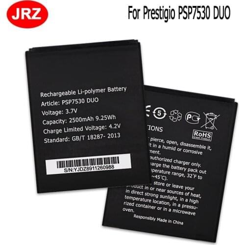 For Prestigio PSP7530 DUO Phone Battery For Prestigio Muze D3 3530 Duo E3 PSP3531 DUO Muze A7 PSP7530 2500mAh Batteries