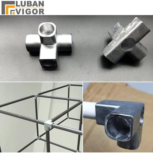 Aluminum tube connector for 16mm tube/pipe,For Simple cloth assembled wardrobe Flower stand Shoe rack