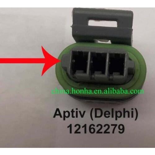Free shipping 50/100 pcs 3 pin grey waterproof wire harness connector 12162279 for Delphi