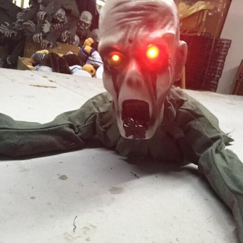 Hot Sales!Halloween decoration ghost terror ghost spirit shook the induction climb Tricky Toys Free Shipping #72