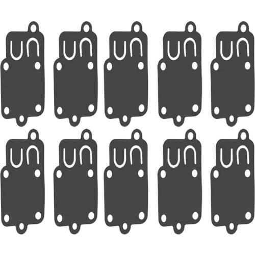 10Pcs Carburetor Carb Diaphragm Gasket for Briggs & Stratton 270026 272538 272538S, perfect Replacement