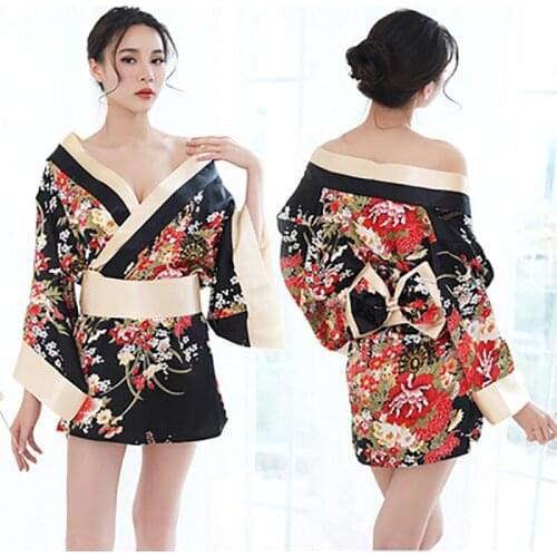 Short Skirt Without Lining Printing Miniskirt Sexy Light Super Exposed Nightdress Female Teacher Tight Easy To Do Things