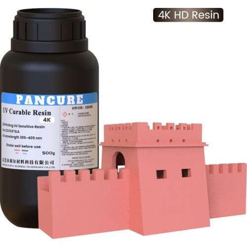 PANCURE 4K Resin UV-Curing Photosensitive 3D-Printer Material 395-405nm LCD DLP SLA Normal 500g