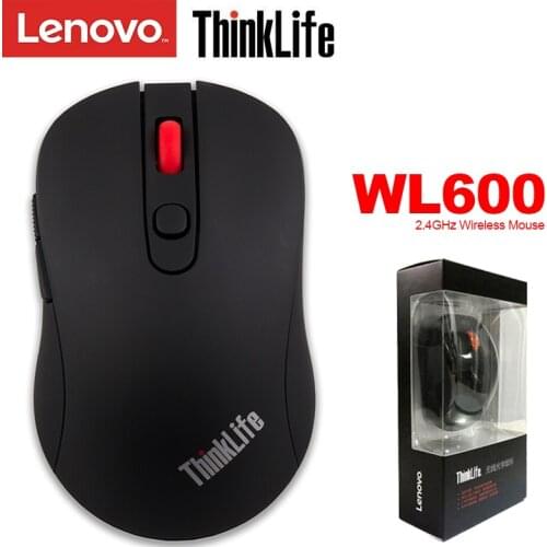 Original Lenovo Thinklife WL600 Wireless with 2400DPI Plug & Play Automatically Sleep for Windows 10 8 7