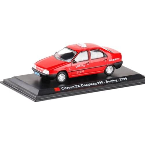 Original exquisite gift box 1:43 Citroen ZX metal model,simulation alloy Beijing taxi collection and decoration,free shipping