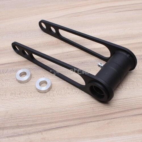 Motorcycle Lowering Kits Black Billet Aluminum Accessories 3.5'' Adjustable Rear Lowering Body Kits for Kawasaki KFX45R