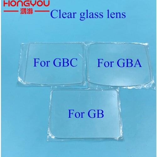For Gameboy DMG For Raspberry Pi Modify Glass Clear Lens Protector For GBA GBC GBA SP Transparent Glass Lens