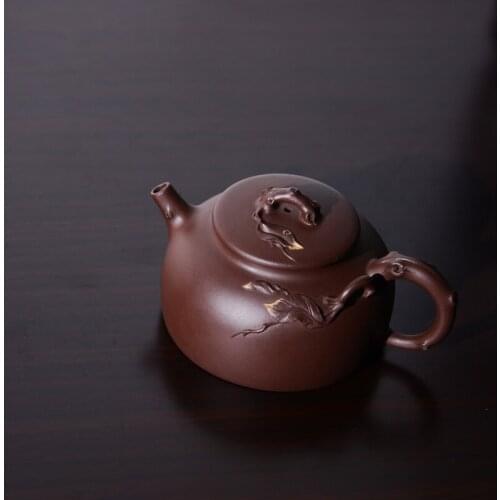 Yixing recommended masters are recommended by hand undressed ore ceramic tea-pot spring flowers goods from pot of tea