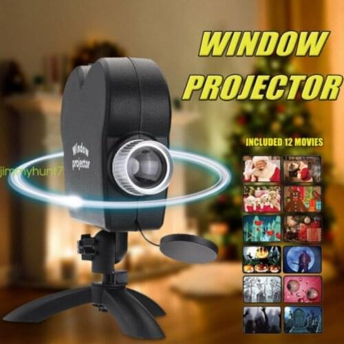 LED Halloween Projection Lamp 12 Patterns For Holiday Indoor Outdoor Wonderland Projector Home Theater Window Projector AU/EU/US