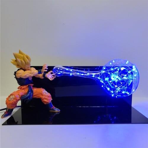 Dragon Ball Z Son Goku LED Night Light DIY Bedroom Decoration Lampara Super Saiyan Anime Lamp Children Kids Gifts DBZ Lampe Home
