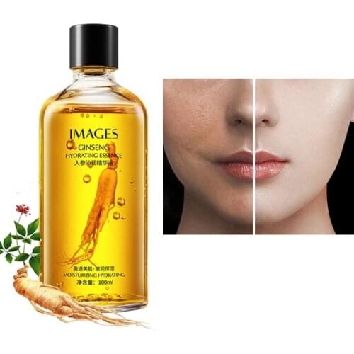 100ML Ginseng Face Serum Anti Wrinkle Essence Water Firming Moisturizing Repairing Anti-Aging Brighten Whitening Serum Skin Care