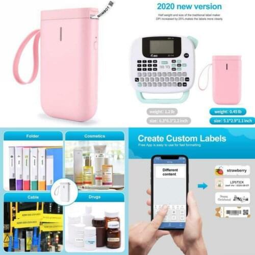 Niimbot D11 No Ink Thermal Label Printer Portable Pocket Label Maker for Mobile Phone Home Office Use Mini Printing Machine