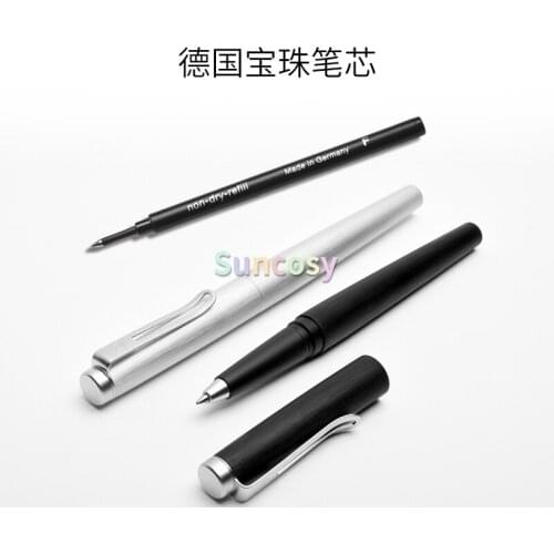 KACO High-end Brushed Aluminum Rollerball Pen with Original Gift Case, Luxury Metal Ballpoint Pens 0.5mm, Office Supplies