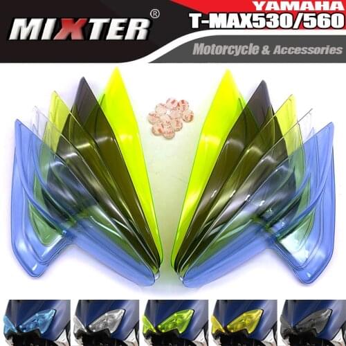 PC Headlight Protector Screen Protective Cover Headlamp Shield For YAMAHA T-MAX 530 T-MAX530 DX SX 2017 2018 2019 T-MAX 560 2020