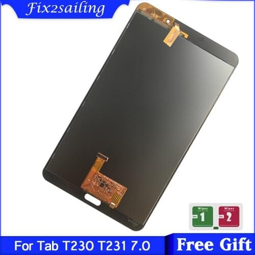 For Samsung Galaxy Tab 4 7.0 T230 LCD Screen Display T230 LCD Touch Screen SM-T230 Digitizer Panel Glass Assembly