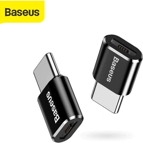 Baseus USB Type C OTG Adapter USB C Male To Micro USB Female Cable Converters Data Transfer Adapter for Macbook Type C Connector
