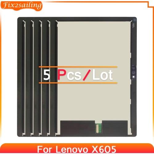 5PCS Display For Lenovo X605 Tab 5 Plus Tab M10 TB-X605L TB-X605F TB-X605M TB-X605 LCD Touch Screen Digitizer Assembly100%Tested