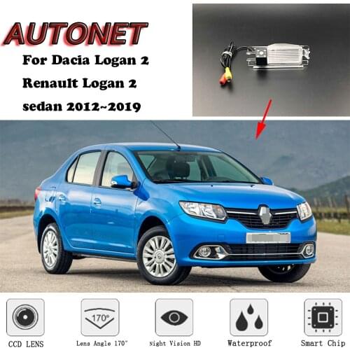 AUTONET Backup Rear View camera For Dacia Logan 2 Renault Logan sedan 2012~2019 /parking Camera or Bracket