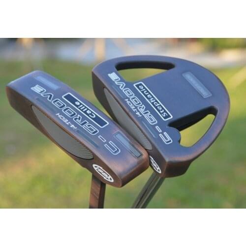 Authentic YES c-groove copper color putter Golf Clubs Steel Shaft And Putter Headcove