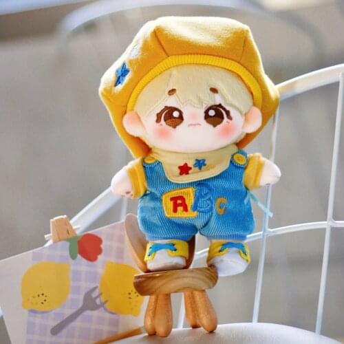 Cosmile Anime Kpop Star Cheese Suit Outfit Clothes For 15cm 20cm Doll Toy Clothing Beret Cosplay Props Gift C MI