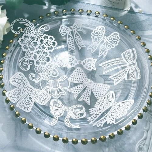 KSCRAFT 10pcs White Lace Bowknot Papers For DIY Scrapbooking/Card Making/Kids Fun Decoration Supplies