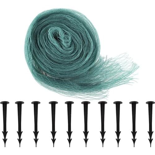 Multifunctional Protective Netting Anti-bird And Animal-proof Woven Net PE Material Anti-ultraviolet Pond Net With Ground Nail