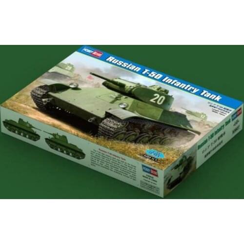 Hobby Boss 1/35 Russian T-50 Infantry Tank #83827 hobbyboss model kit