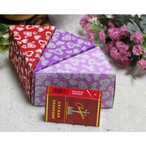Wholesale 2000pcs/lot sweet love triangle candy box wedding party gift box birthday baby shower party chocolate gift bag