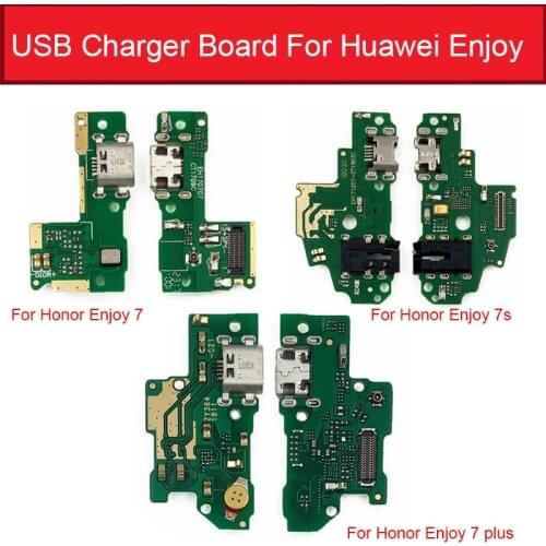 USB Plug Charger Jack Board For Huawei Enjoy7 Plus 7s Charging Port Module Usb Connector Port Board Replacement