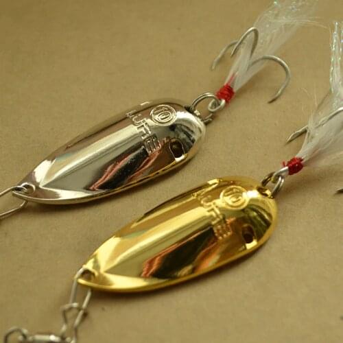 Fishing Spoon Lure 5g 7g 10g 15g Swim Bait Isca Artificial Trout Lure Pesca metal lure Fishing Tackle