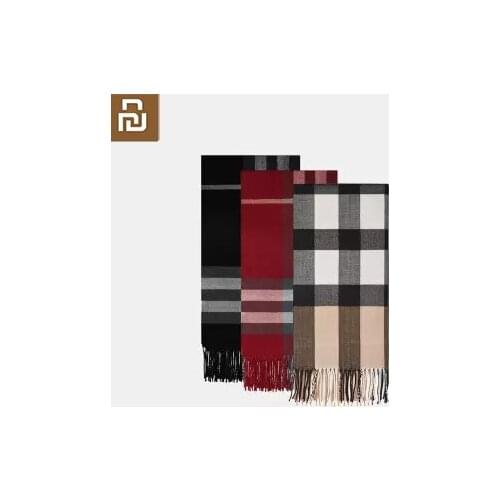 New Youpin Seven sides classic large shawl men and women scarf British classic warm and soft bag machine washable