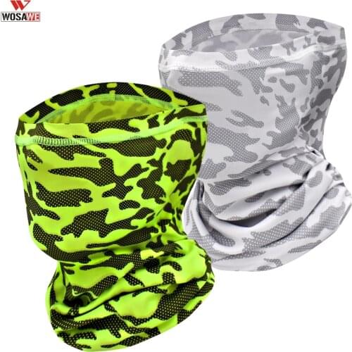 WOSAWE Windproof Sky Riding Scarf Bandana Ice Cycling Face Neck Gaiter Motorcyecle Fishing Outdoor Hiking Sun Protection Scarf