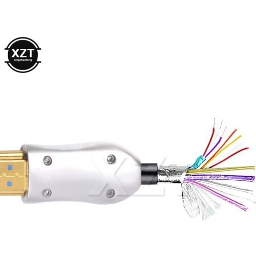 Ultra Slim AOC High Speed 4K HD 60Ghz 2.0 Active Fiber Optic HDMI-Compatible Cable-5-100Meters Fibre Optic 4K 2.0 Premium Cable