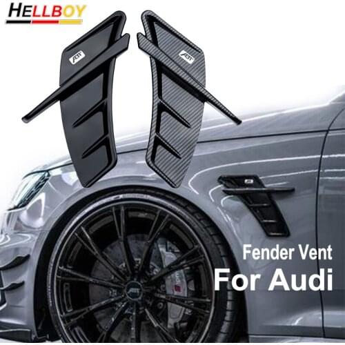 Car Fender Vents For AUDI Q5 SQ5 A6 C6 A3 8V A4 B8 A5 A7 Sline S3 S4 S5 S6 Side Wing Sports Trims Sticker 2021 New Styling