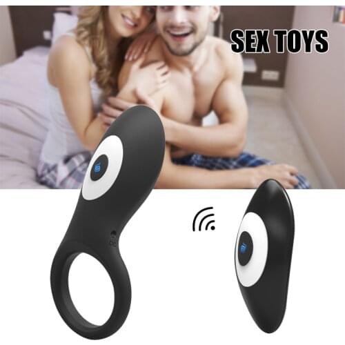 Vibration Lock Fine Ring Wireless Remote Control for Men Couples and Men and Women Sharing Fun Delay Ring A7