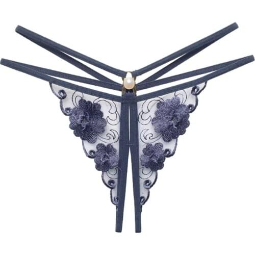 Women Temptation Underwear Sexy Mesh Thong Panties Perspective Underwear Girl G-string Straps Sexy Lingerie Ladies Briefs