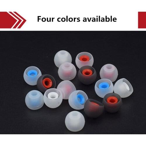 1 pair Ear Tips Earbuds Eartips Eargels Earpads Silicone Buds for Samsung for Xiaomi Other Inner Hole 4.5mm-6mm in-Ear Headphone