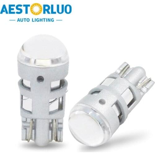 10Pcs Factory Supply T10 1W 6000K 3030SMD Chip Width Lamp Car Interior Dome Reading Lights Door Trunk Lamps White 12V