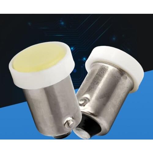 20pcs High Quality T4W BA9S 363 Ceramic COB LED Interior Lights Auto Reading Dome Lamps Car Marker Bulbs Blanc white DC 12V 20X