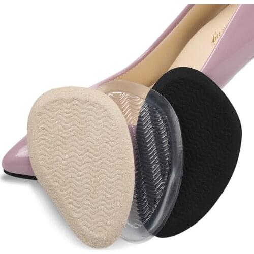 2019 High Heel Insoles Pads Gel Cushions No Slip Insole Forefoot Pad Cushion Accessoire Chaussure Shoe Inserts Adjusting Size