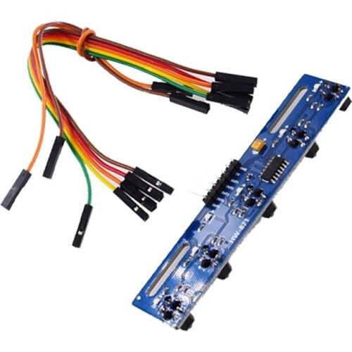 5 Channel Infrared Reflective Sensor TCRT5000 KIT 5CH CH Road IR Photoelectric Switch Barrier Line Track Module 5 Way TCRT5000L