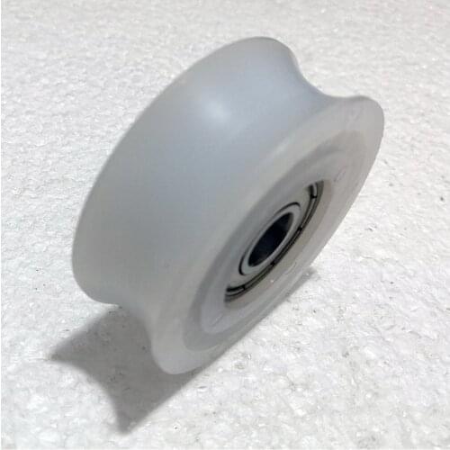 Nylon caster door hardware part muted wheel Automatic glass door sensors pulley hanging wheels fitting part