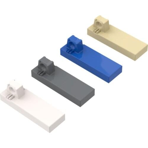 BuildMOC 44300 1x3 smooth with joint ldd44300 For Building Blocks Parts DIY Construction Bricks Bulk Model gi