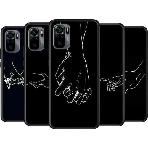 Line Art For Xiaomi Redmi Note 10S 10 9T 9S 9 8T 8 7S 7 6 5A 5 4X 4 Pro Max 5G Phone Case