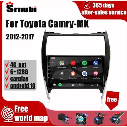 For Toyota Camry 2012-2017 U.S Android 2 Din Multimedia Navigation Car Radio Edition 4G accessories carplay speakers head unit