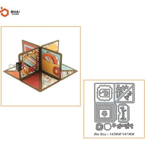 Message Board Metal Die Cutting For DIY Scrapbooking Photo Album Decorative Stencils Embossing Paper Cards Crafts 2021 New