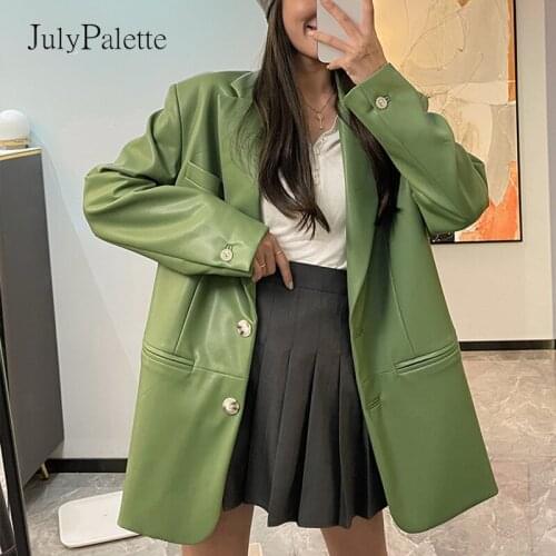 Женские модные кожаные куртки JulyPalette China At AliExpress