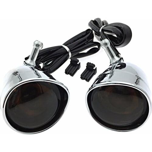 Front Visor Trim Ring Turn Signal Light For Harley 04-16 Sporster XL883 XL1200 Models