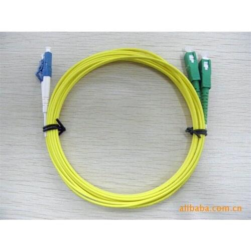 LC/PC-SC/APC,3Meters Optical Fiber Patch Cord Cable,3.0mm Diameter,Singlemode 9/125,LC-SC